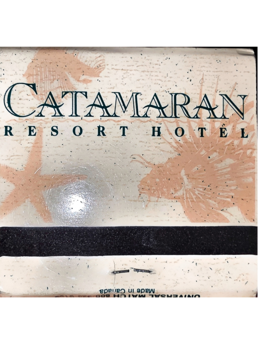 Vintage Catamaran Resort Hotel Matchbook San Diego CA Unused Unstruck
